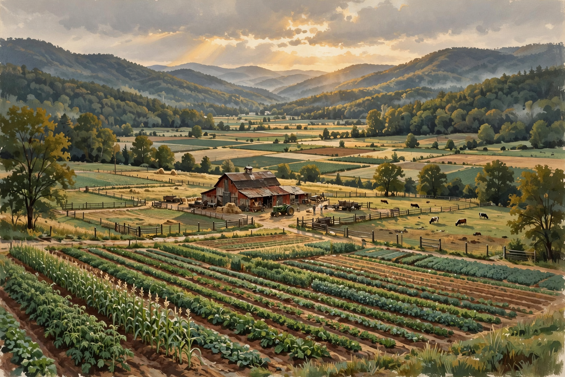 Illustration for Could the Sequatchie Valley Produce More of Its Own Food?