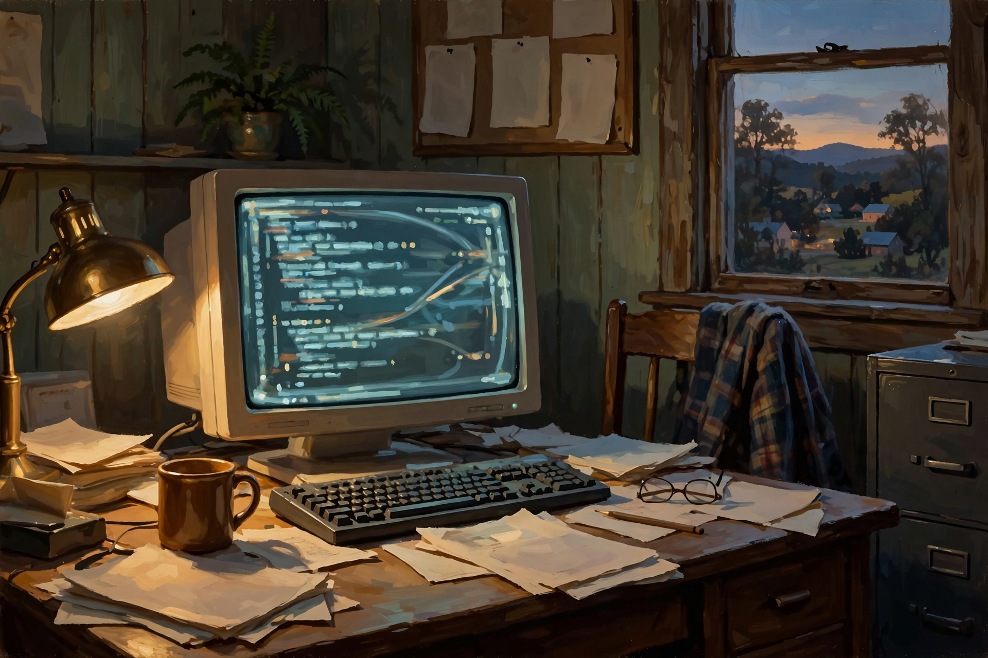 Illustration for 📝 The Night Watchman for AI Helpers