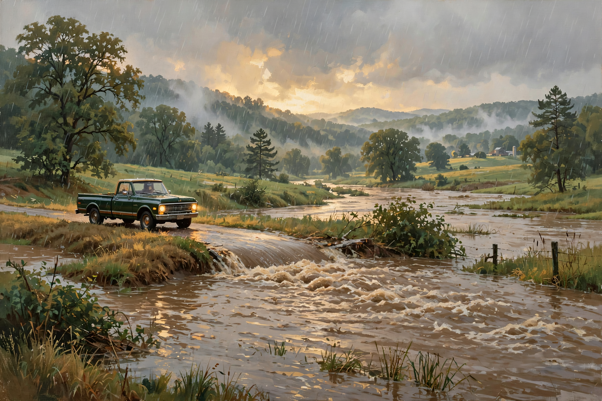Illustration for 🚧 Creeks, Ditches and the One Driving Rule That Matters