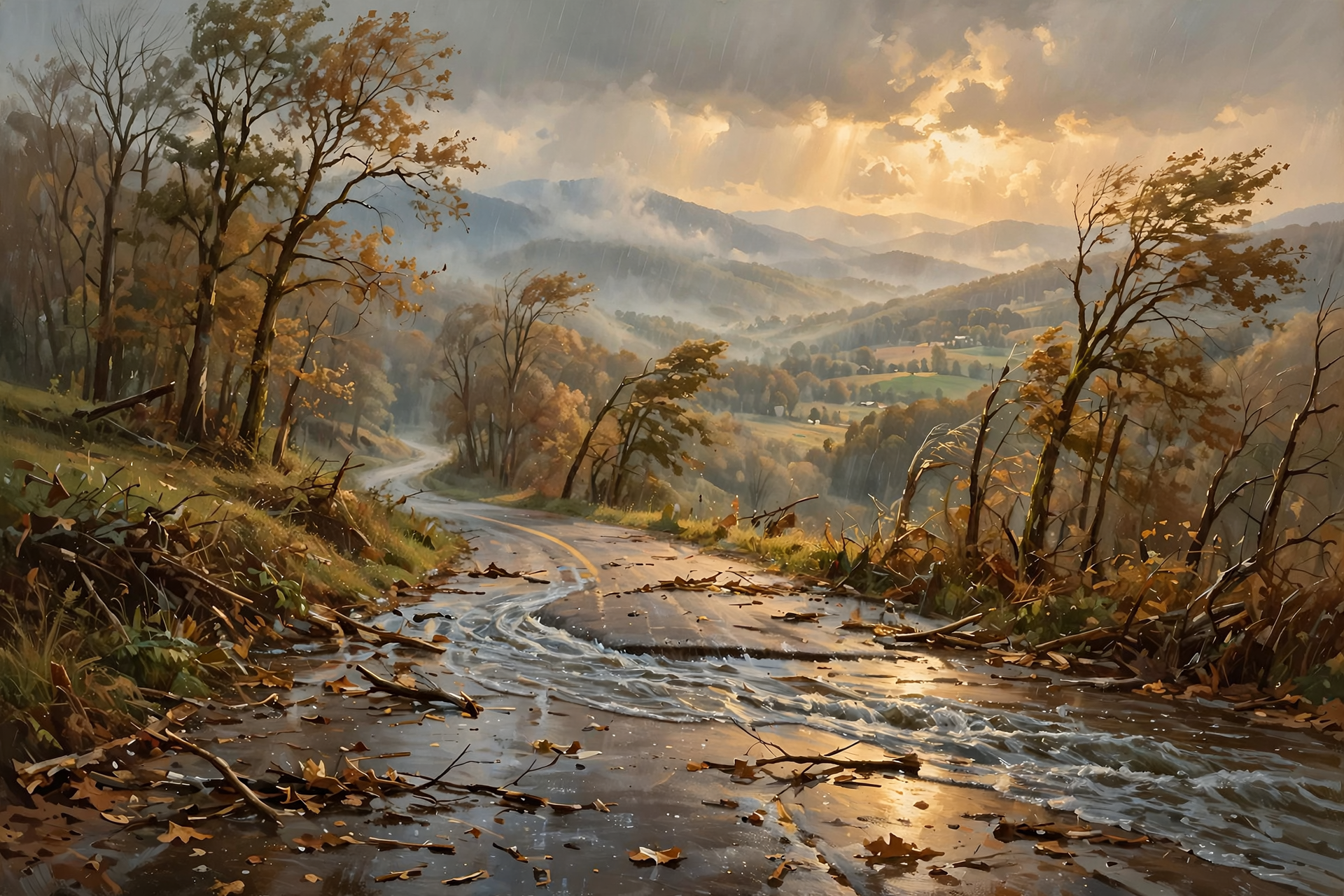 Illustration for 🌀 Storm Track Held: Sequatchie Still in the Rain Focus